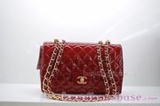 Chanel Original Patent Leather Jumbo Bag 36076 Red
