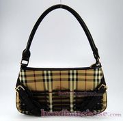 Burberry check nylon sling bag 29238 handbag