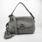 Gucci Hand-Held or Shoulder Bag 240266 Grey