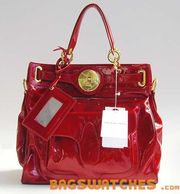 Balenciaga Sac Lune Handbag 084441 patent leather red-4