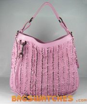 Burberry Ruched Ribbons Lowry Tote Handbag pink 6908-3