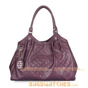 Gucci Sukey Large Tote Handbag 211943 Purple