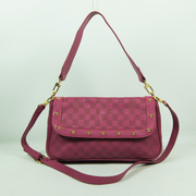 Louis Vuitton Peach Damier Handbag 1057