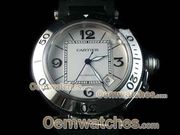 Replica Cartier Watches Pasha 40.5mm Seatimer SS White Eta Watch