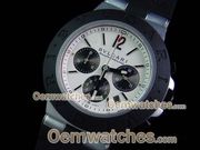 Bvlgari Replica watches Diagono Aluminium Chrono SS/PVD/RU C/F White A