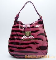 Jimmy Choo 29207 Purple Patent Leather Shoulder Handbag