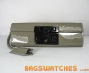 Gucci Patent Leather Wristlet Clutch Grey 197023