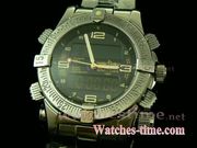 Replica Breitling emergency black quartz fake watch