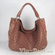 Louis Vuitton handbag coffee Leather 95287