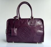 loewe leather handbag 114 purple