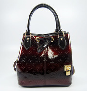Louis Vuitton Monogram Vernis Handbag M96503 Red Black