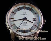 Omega Hour Vision Working Chronograph Automatic with White Dial and Go