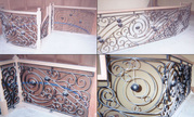 Wrought Iron Interior Handrailings and Rails